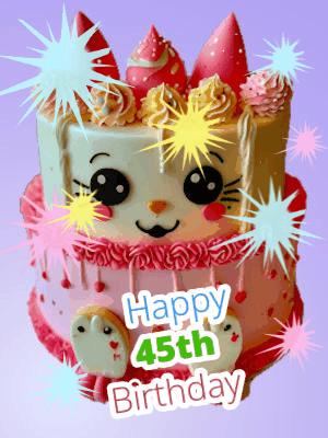 Happy 45th Birthday GIF 128