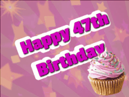 Happy Birthday Age 47 GIF, 47th Birthday GIF