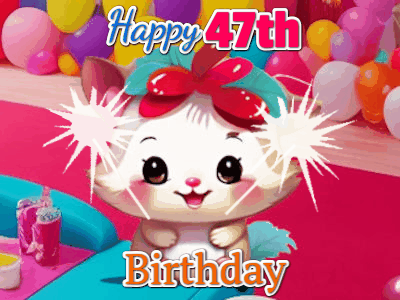 Happy 47th Birthday GIF 135