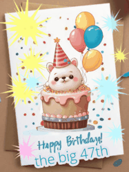 Happy Birthday Age 47 GIF, 47th Birthday GIF