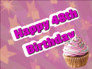Happy Birthday Age 48 GIF, 48th Birthday GIF