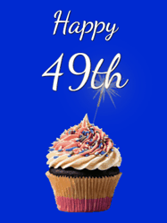 Happy Birthday Age 49 GIF, 49th Birthday GIF
