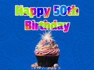 Happy Birthday Age 50 GIF, 50th Birthday GIF