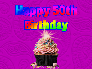 Happy Birthday Age 50 GIF, 50th Birthday GIF
