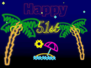 Happy Birthday Age 51 GIF, 51st Birthday GIF