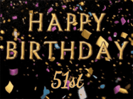 Happy Birthday Age 51 GIF, 51st Birthday GIF