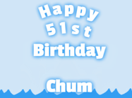 Happy Birthday Age 51 GIF, 51st Birthday GIF