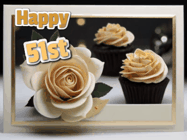 Happy Birthday Age 51 GIF, 51st Birthday GIF