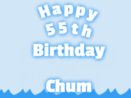Happy Birthday Age 55 GIF, 55th Birthday GIF