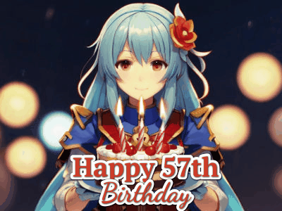 Happy 57th Birthday GIF 70