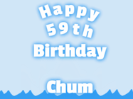 Happy Birthday Age 59 GIF, 59th Birthday GIF