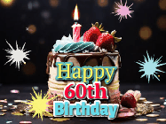 Happy Birthday Age 60 GIF, 60th Birthday GIF