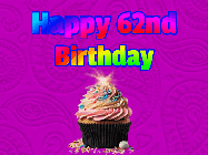 Happy Birthday Age 62 GIF, 62nd Birthday GIF