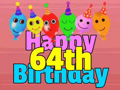 Happy 64th Birthday GIF 114