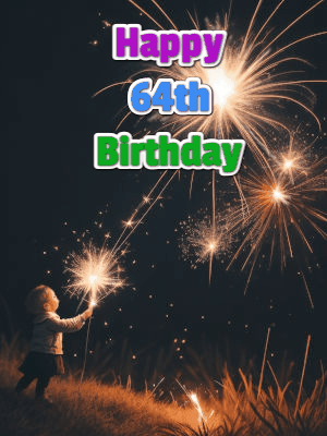 Happy 64th Birthday GIF 12