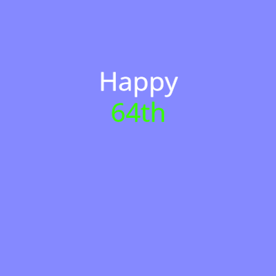 Happy 64th Birthday GIF 136