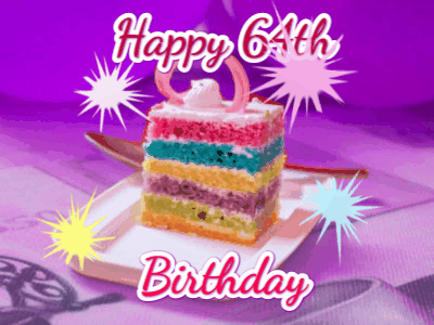 Happy 64th Birthday GIF 141