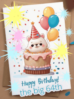 Happy 64th Birthday GIF 145