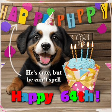 Happy 64th Birthday GIF 89