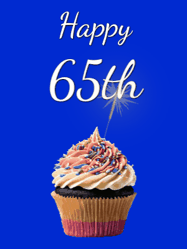 Happy Birthday Age 65 GIF, 65th Birthday GIF