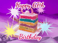 Happy Birthday Age 67 GIF, 67th Birthday GIF
