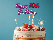 Happy Birthday Age 70 GIF, 70th Birthday GIF