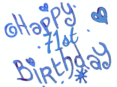 Happy 71st Birthday GIF 139
