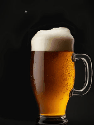 Happy Birthday Age 72 GIF, 72nd Birthday GIF: Animated birthday beer gif with a sparkling frosty mug of brew and three lines of text to customize.