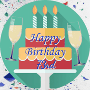 Happy Birthday Age 73 GIF, 73rd Birthday GIF