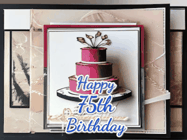 Happy Birthday Age 75 GIF, 75th Birthday GIF