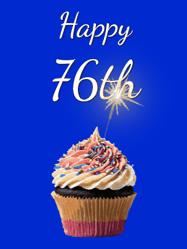 Happy Birthday Age 76 GIF, 76th Birthday GIF
