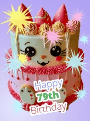 Happy Birthday Age 79 GIF, 79th Birthday GIF