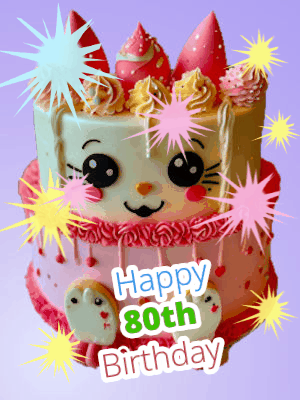 Happy 80th Birthday GIF 128
