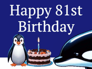 Happy Birthday Age 81 GIF, 81st Birthday GIF