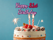 Happy Birthday Age 81 GIF, 81st Birthday GIF