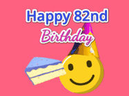 Happy Birthday Age 82 GIF, 82nd Birthday GIF
