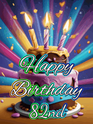Happy Birthday Age 82 GIF, 82nd Birthday GIF