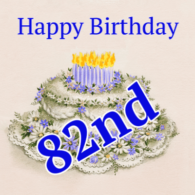 Happy 82nd Birthday GIF 5