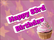 Happy Birthday Age 83 GIF, 83rd Birthday GIF