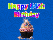 Happy Birthday Age 84 GIF, 84th Birthday GIF