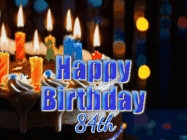 Happy Birthday Age 84 GIF, 84th Birthday GIF