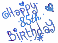 Happy Birthday Age 85 GIF, 85th Birthday GIF