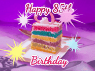Happy Birthday Age 85 GIF, 85th Birthday GIF