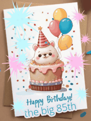 Happy Birthday Age 85 GIF, 85th Birthday GIF