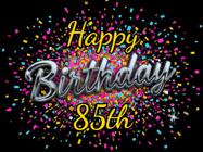Happy Birthday Age 85 GIF, 85th Birthday GIF