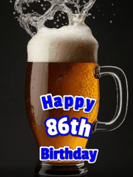 Happy Birthday Age 86 GIF, 86th Birthday GIF