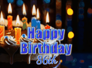 Happy Birthday Age 86 GIF, 86th Birthday GIF