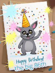 Happy Birthday Age 86 GIF, 86th Birthday GIF