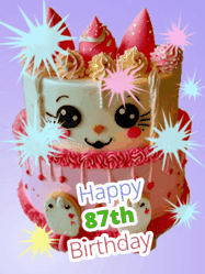 Happy Birthday Age 87 GIF, 87th Birthday GIF
