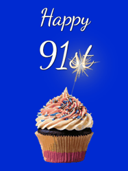 Happy Birthday Age 91 GIF, 91st Birthday GIF